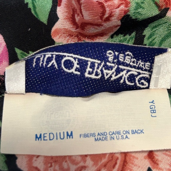 VTG Lily of France Babydoll Nightie Women Floral lace bodysuit MED NWT - Picture 4 of 5